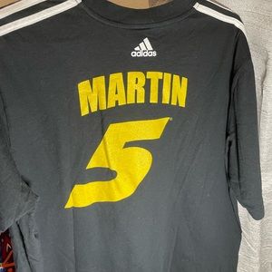 Kendrick motorsports Adidas Martin number five black short sleeve T-shirt-lg